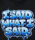 Yes I said it